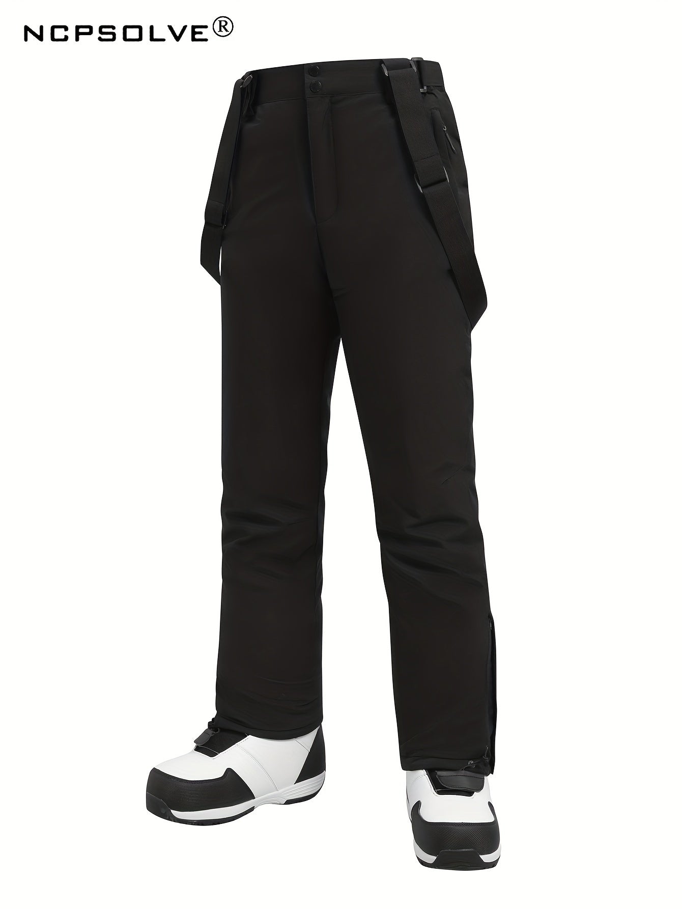 Ski Broek 25’ - Winddichte Bib Pants - Dikke voering - AlpineGlide - TP - Essential