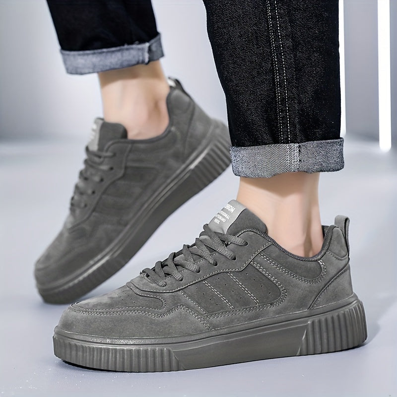 Suede Lo Sneaker 218 | Strakke Lage Sneakers - Casual Vetersluiting & Antislip voor Alle Seizoenen - Essential