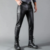 Premium Stretch leren broek voor heren met veelzijdig comfort en tijdloos ontwerp | Hidde