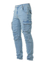 Heren Cargo Jeans | Slanke pasvorm | Meerdere zakken & Stretch | Casual stijl op straat