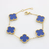 Santorini | Blue Clover Bracelet