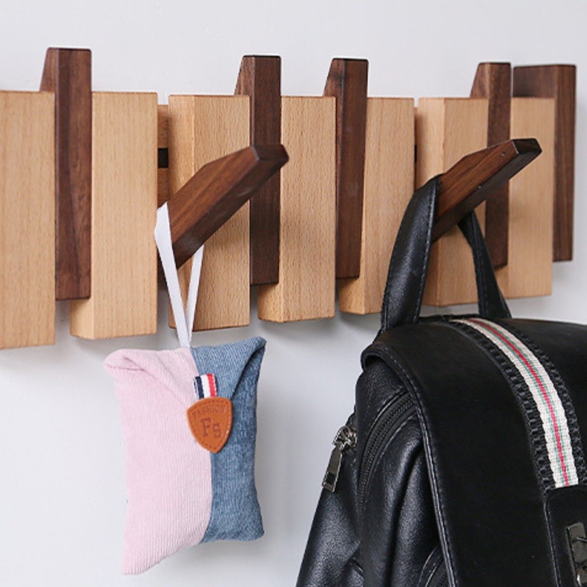 Pianowood Luxe Kapstok | Woonaccessoires | Handgemaakte houten kapstok met elegant ontwerp