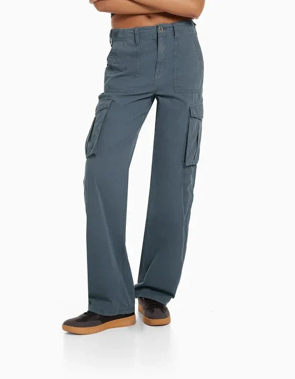 Cargo Broek Dames - Regular Fit - Functioneel Ontwerp - Essential Elegance