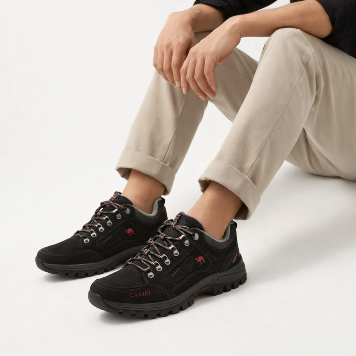 Ridgestep Heren Wandelschoenen Waterdicht - Comfortabele Outdoorschoenen met Ondersteuning en Antislip Zool - Voor Wandelen, Werk en Sport