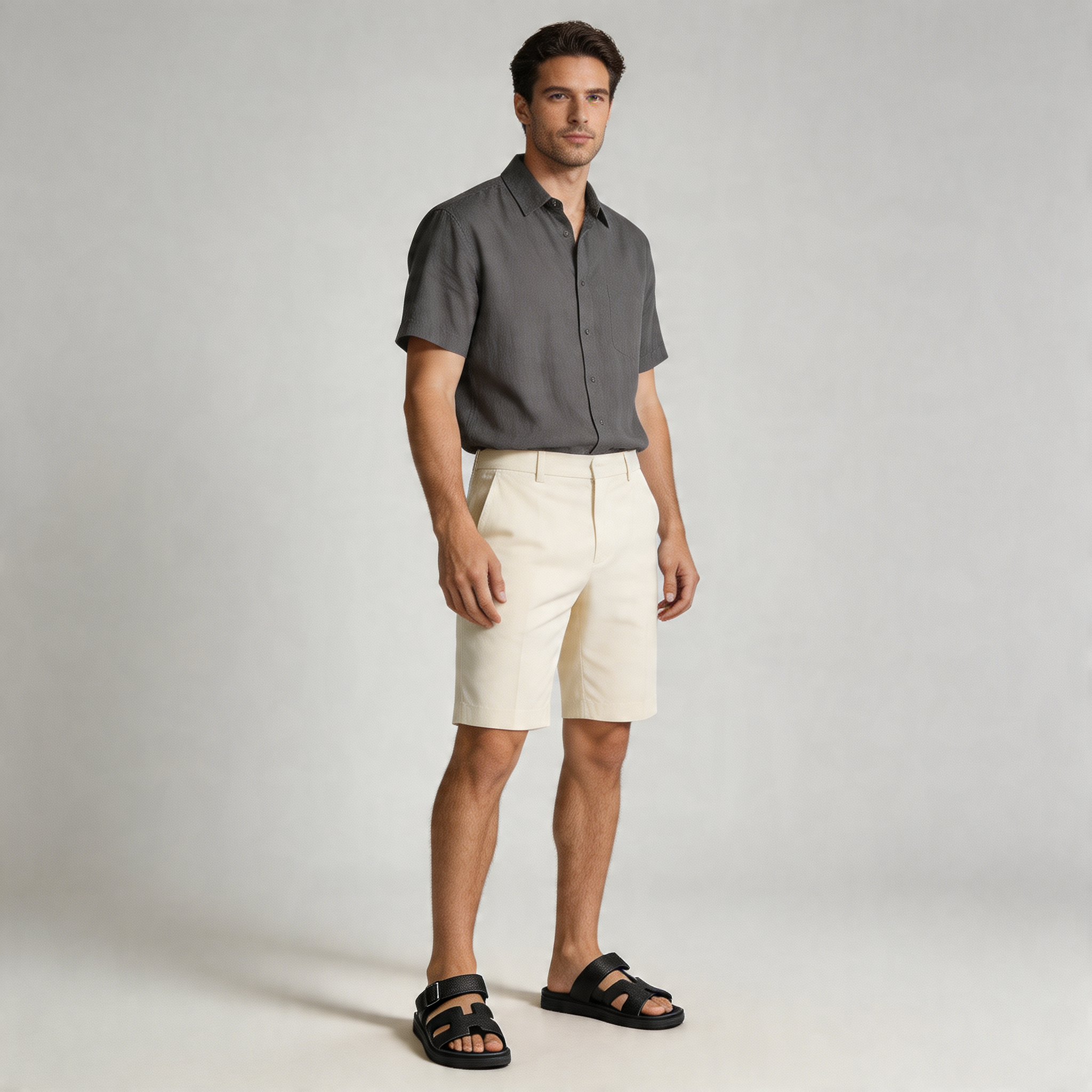 Heren Sandalen – Comfortabele Instappers met Stevige Zool en Luxe Uitstraling