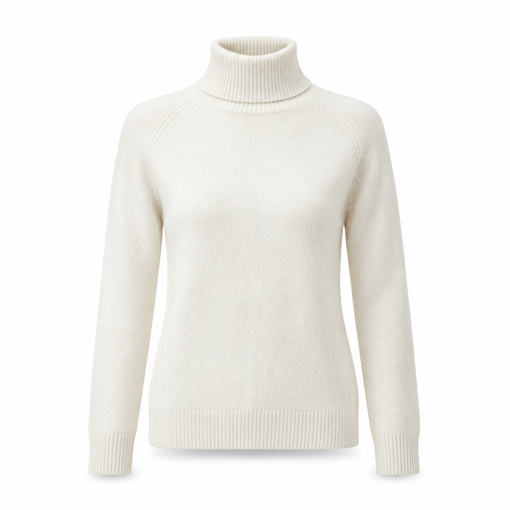 Elowen dames coltrui van merino wol, packshot op witte achtergrond