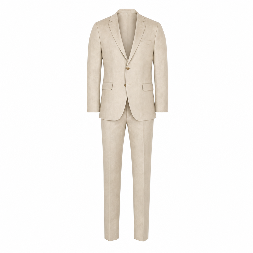 Linnen pak in beige