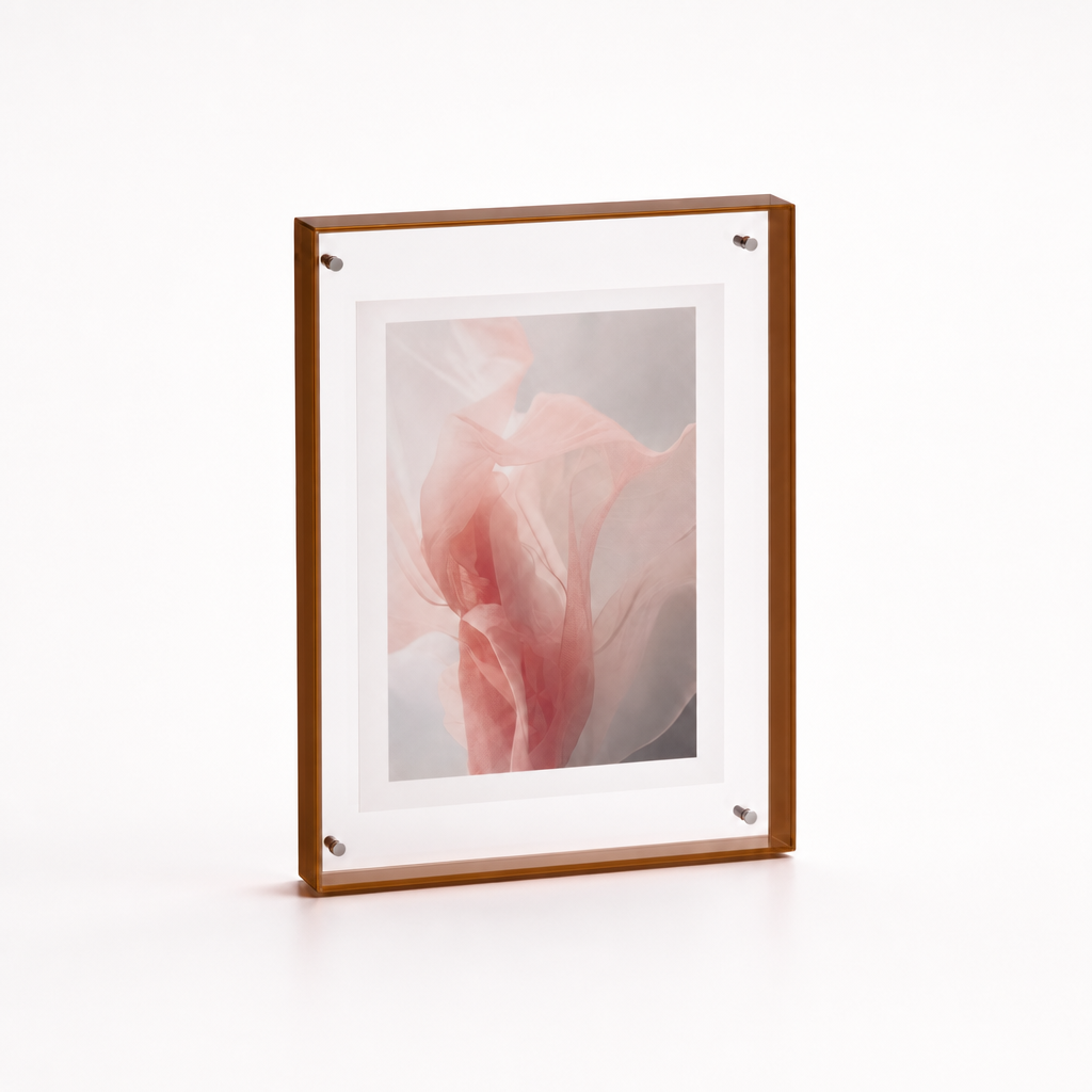Acryl fotolijst in bruin