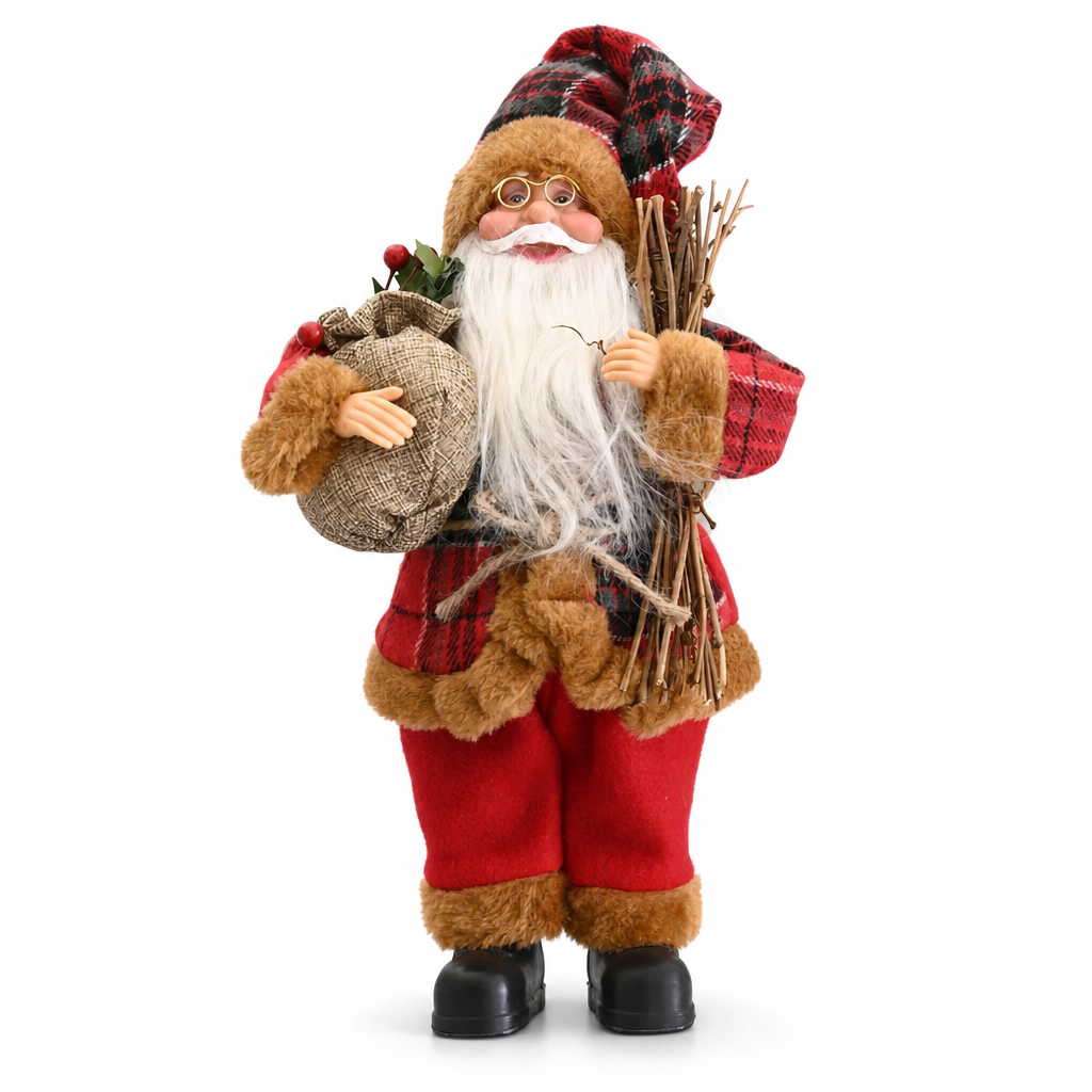 Kerstman houthakker (1 stuk)
