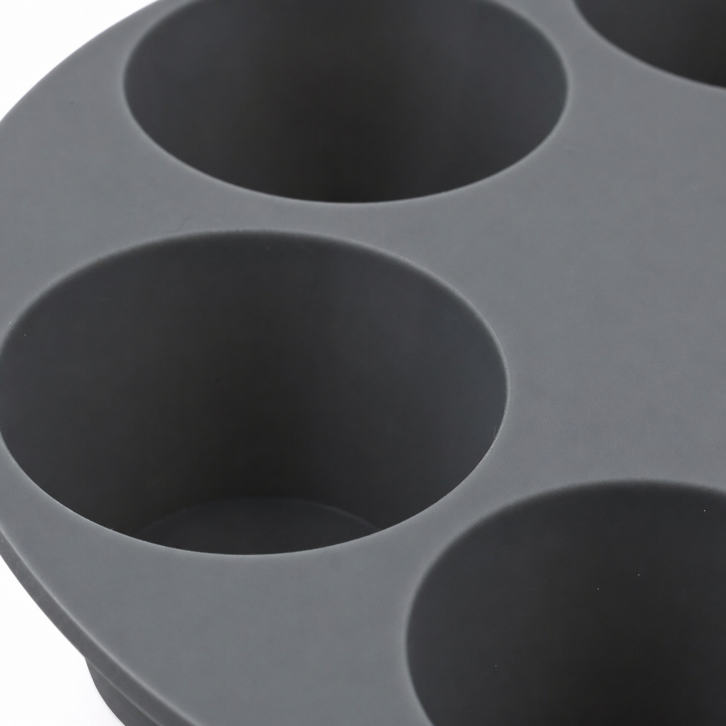 Close-up van de cups van de siliconen vorm