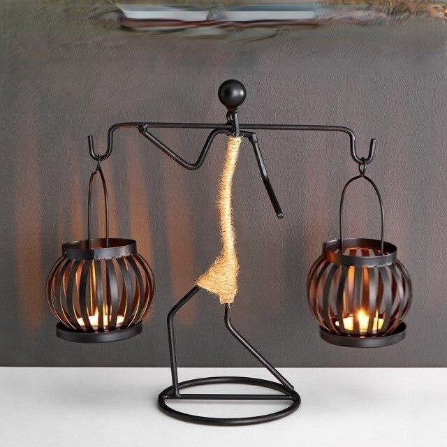 IJzeren Kaarshouder Ornament Voor Tafel En Dressoir