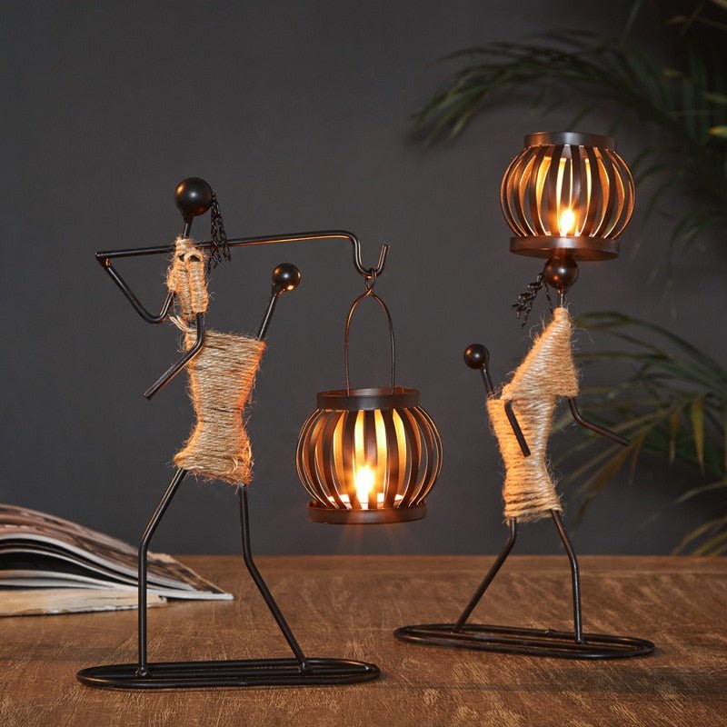 IJzeren Kaarshouder Ornament Voor Tafel En Dressoir
