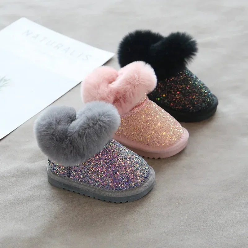 Mini Fashion™ - Warm & Stijlvol - Glitter Kinder Winterschoenen