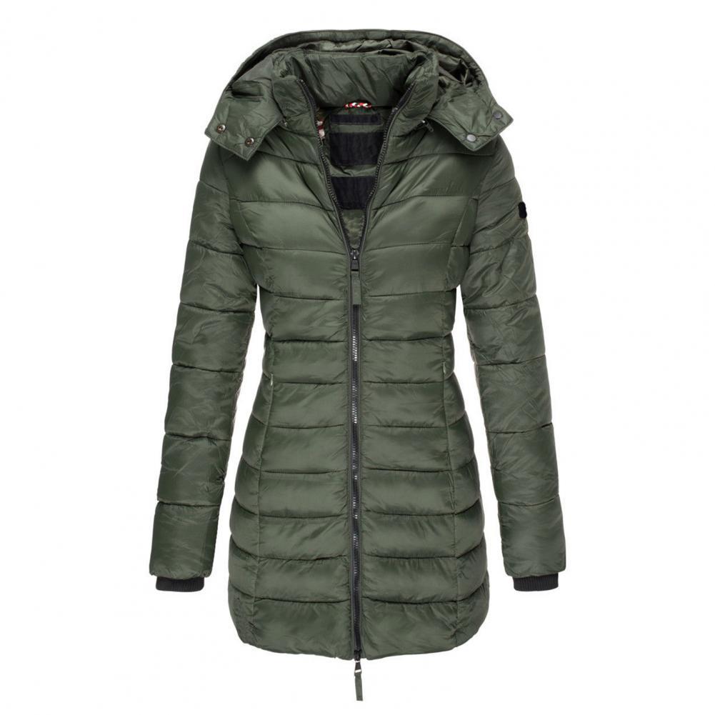 Dikke en warme slimfit winterjas met capuchon Dames Winter Jas - Regular fit - Belle Couture - Essential Warmte