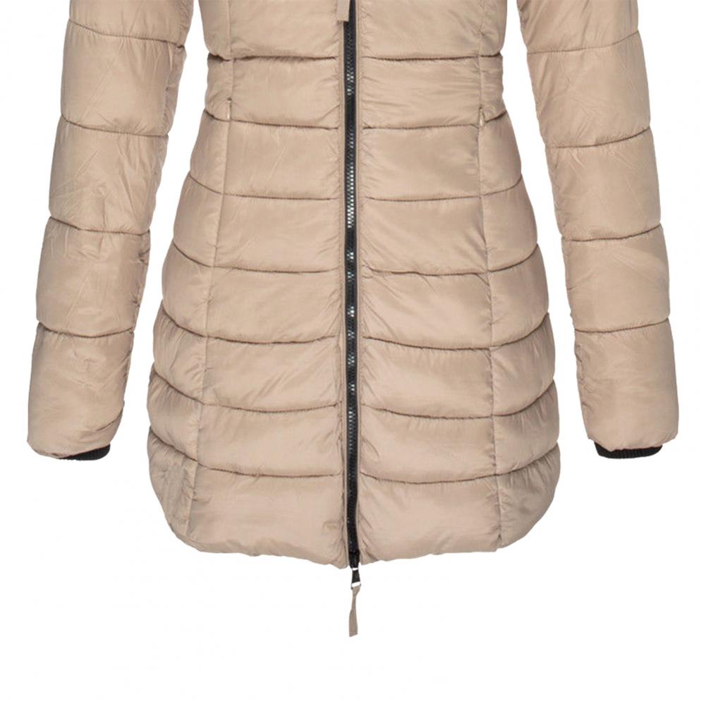 Dikke en warme slimfit winterjas met capuchon Dames Winter Jas - Regular fit - Belle Couture - Essential Warmte