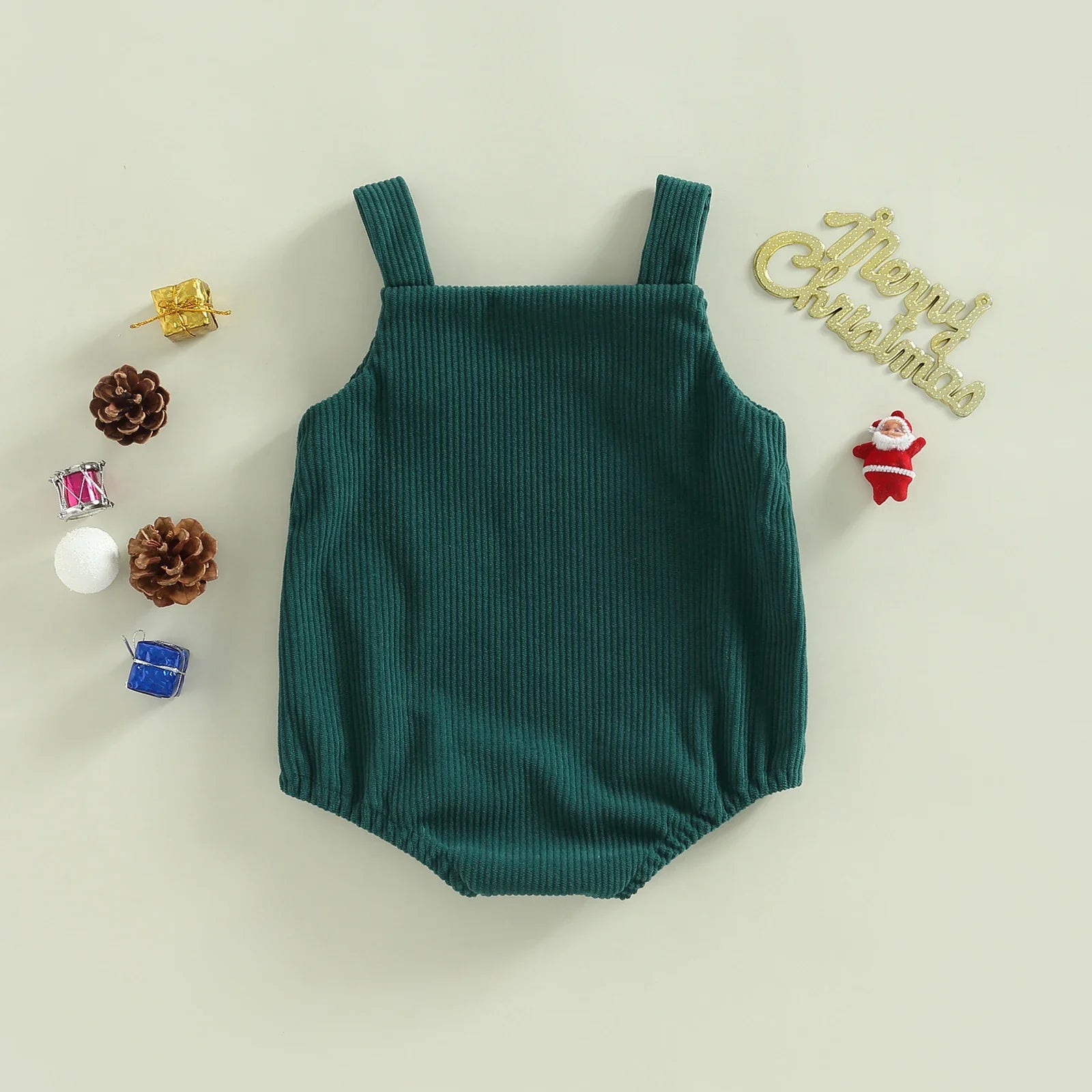 Mini Style |  Kerst Design - Overall Kerst Romper