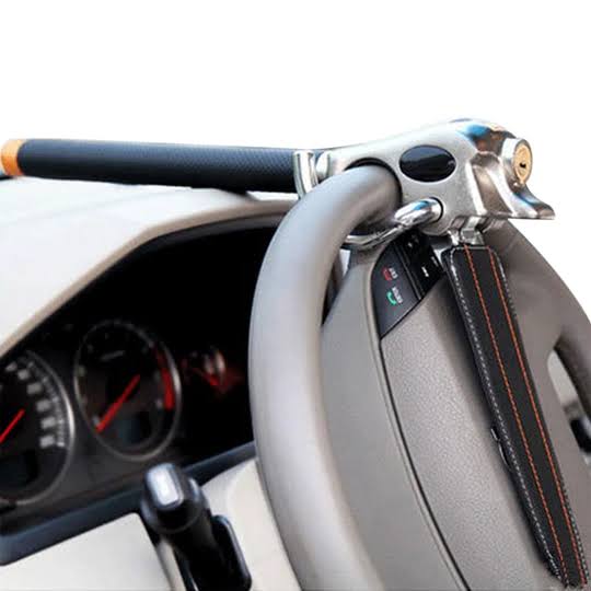Krachtige autostuurslotbalk - Veiligheidsvergrendeling voor auto, Diefstalpreventie, Verstelbare stuurbeveiliging, Duurzaam en eenvoudig te monteren