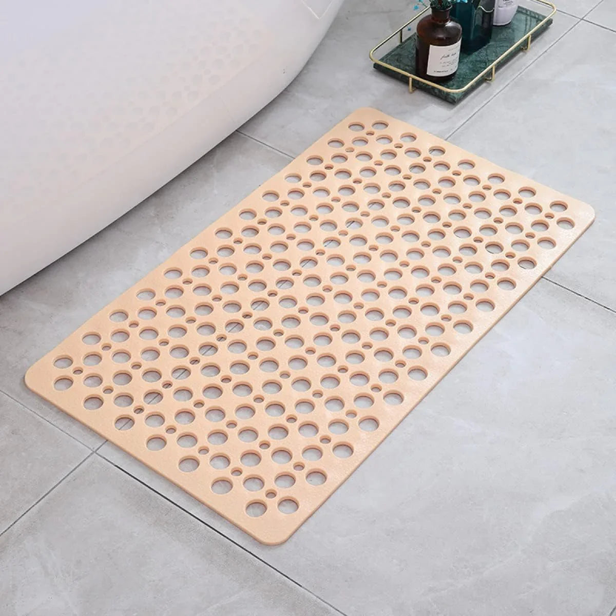 Antislip Douchemat – Schimmelbestendige Badmat met Zuignappen & Sneldrogende Gaten