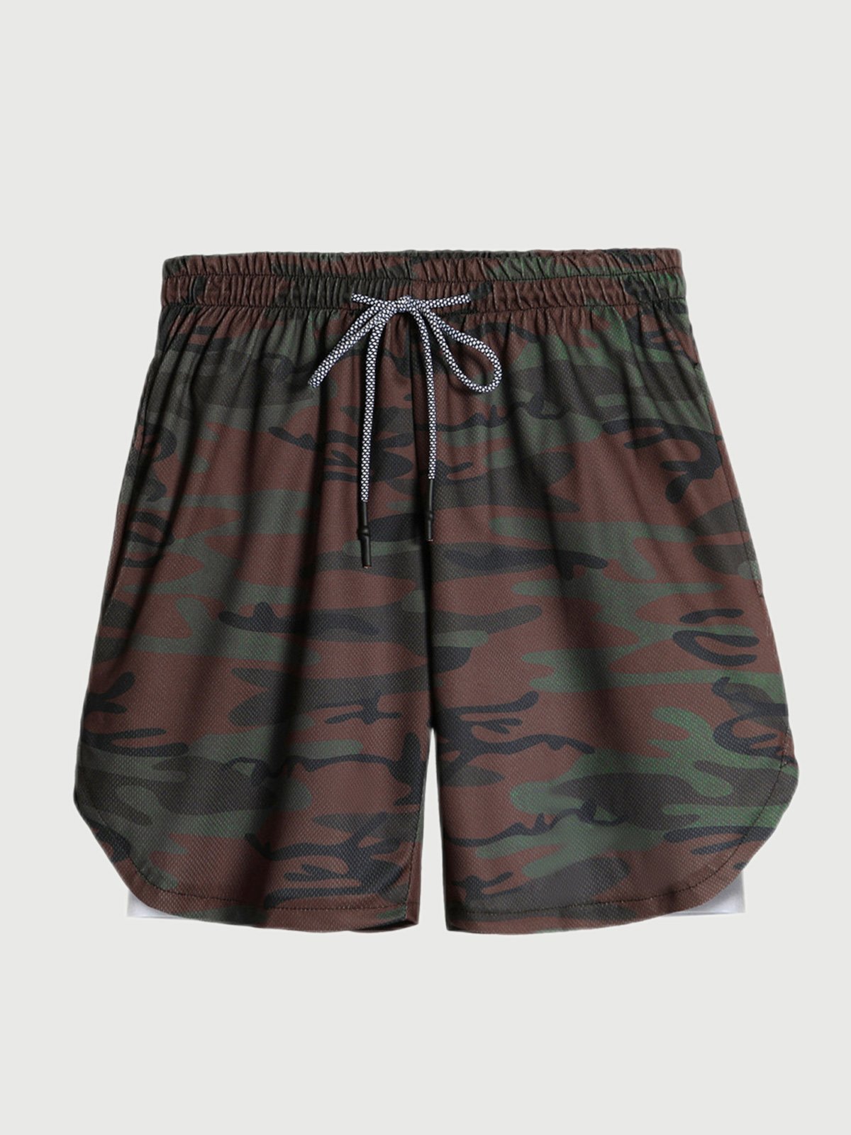 SportFit - 2 in 1 Mesh Korte Broek met Voering