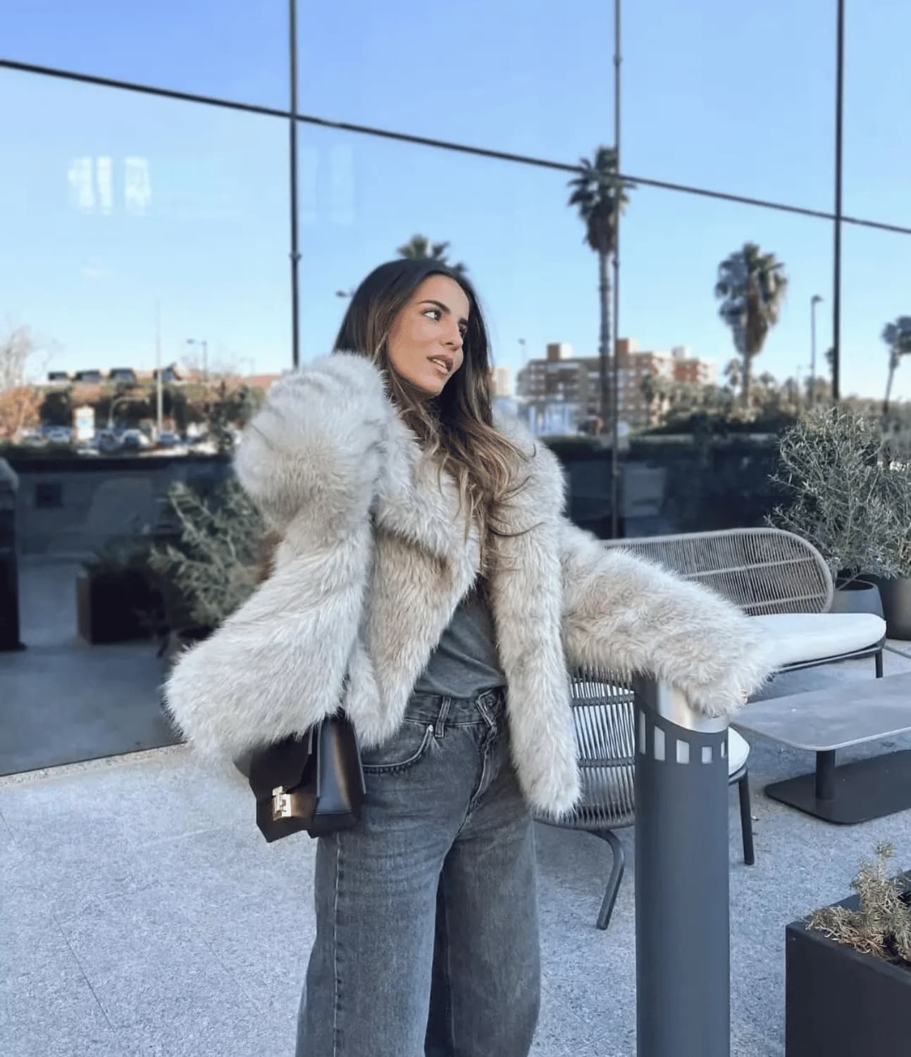 VISCONTE | Faux Fur Coat