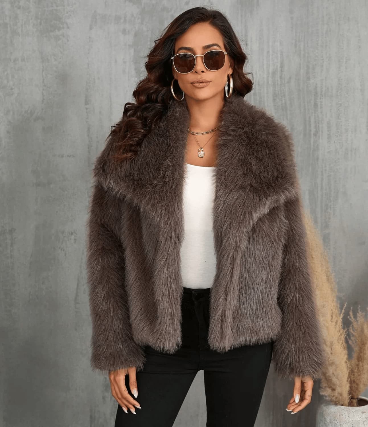 VISCONTE | Faux Fur Coat