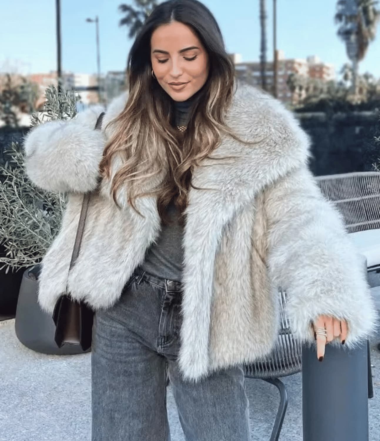 VISCONTE | Faux Fur Coat