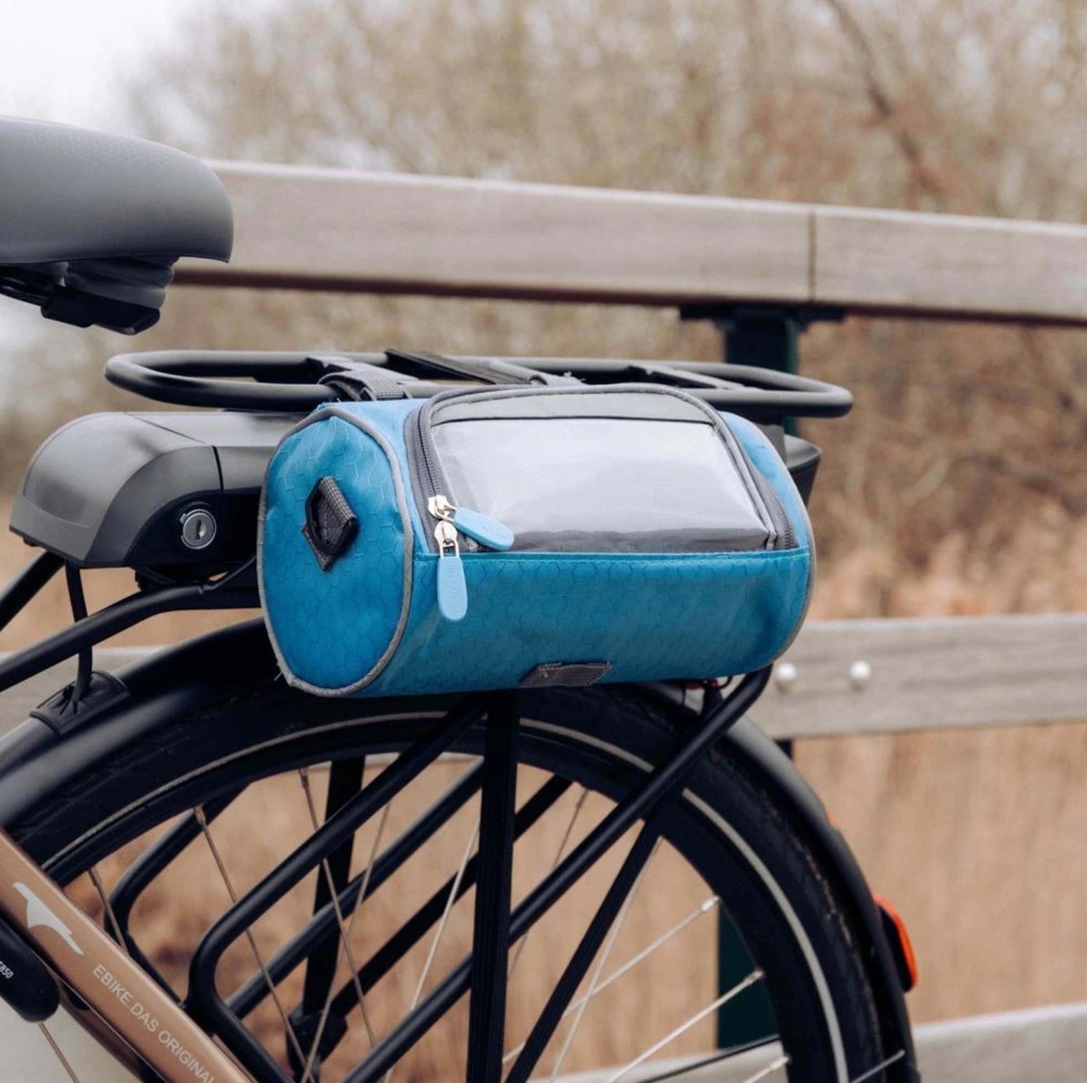 Fietstas voor het stuur | Waterdichte fietstas met touchscreen | Tourix