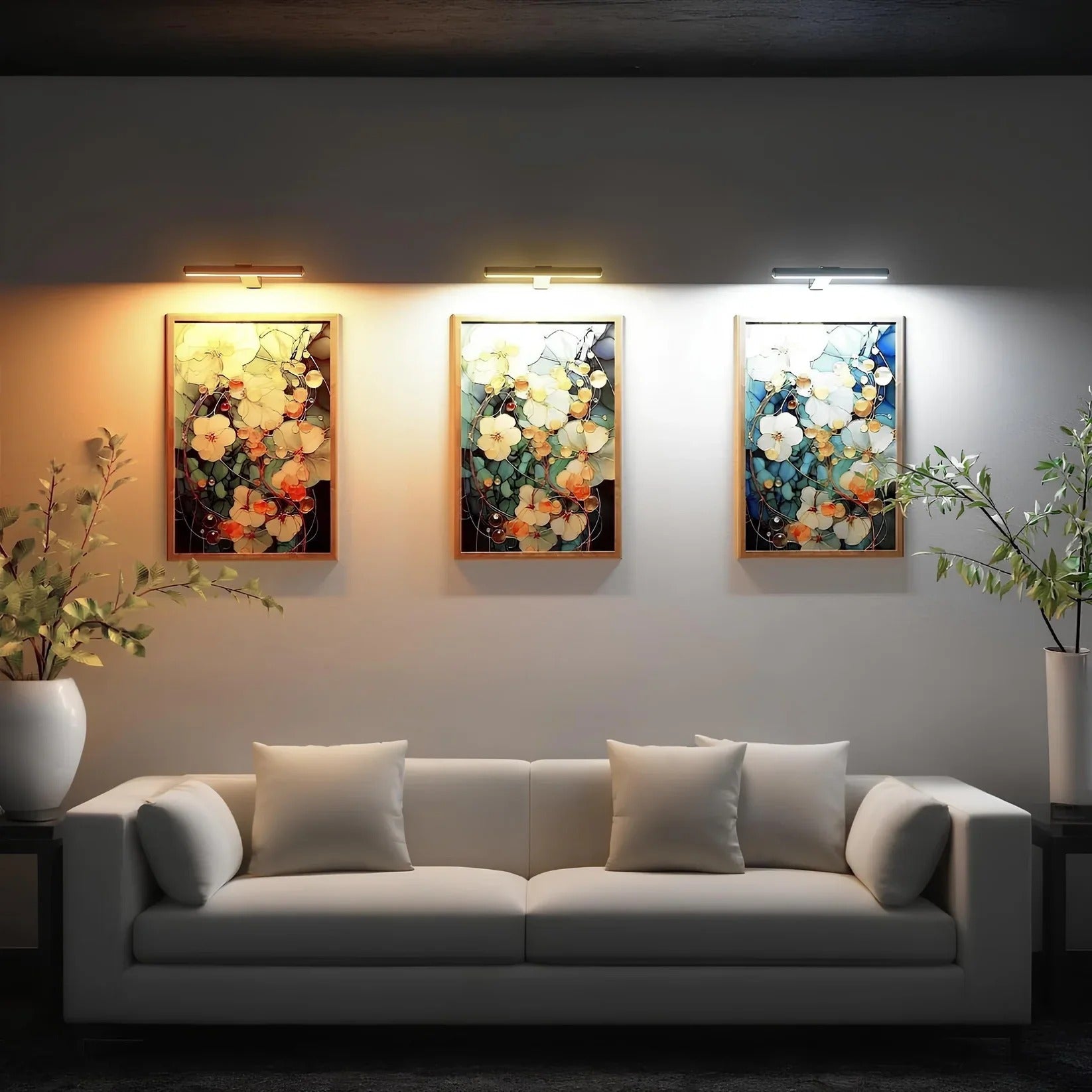 Artdeco Pro – Draadloze LED Wandlamp voor Kunst, Spiegel & Badkamer