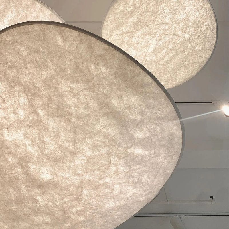 Japandi Stijl Lamp | Luxe Zijden Stoffen | Zachte Warme Gloed | Elegante Moderne Uitstraling | Milieuvriendelijk en Duurzaam | Geschikt voor Woonkamer, Slaapkamer, Eetkamer, Keuken | Vervangbare LED-verlichting