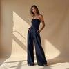 INARA | Wijde Pijpen Jumpsuit Dames - Stijlvol en Slankmakend