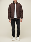 Visconte Heren Winterjas – Donkergroene Gewatteerde Fleece Jas met Capuchon, Zip-Up, Warme Loose Fit Jas voor Koud Weer
