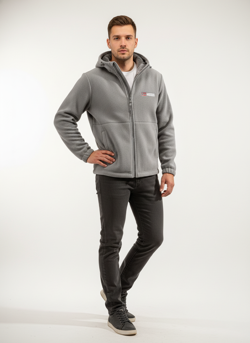 Visconte Heren Outdoor Winterjas – Hooded Jacket voor Herfst & Winter, Dagelijks Gebruik, Reizen, Streetwear, Warme Casual Jas
