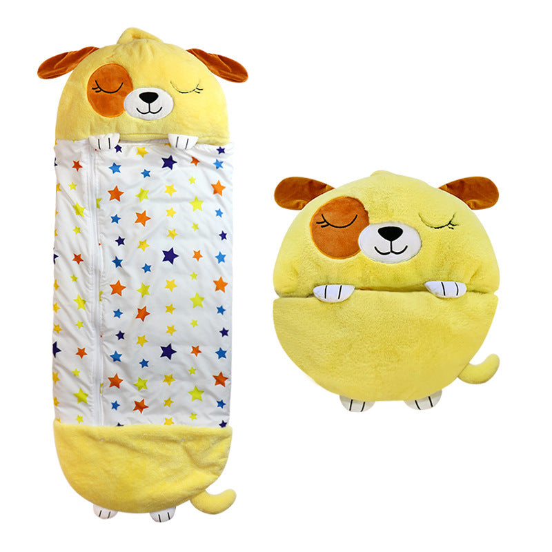CozyDreamzz Slaapzak & Knuffel in Eén – Warme Kinder Slaapoplossing met Schattige Dierenontwerpen
