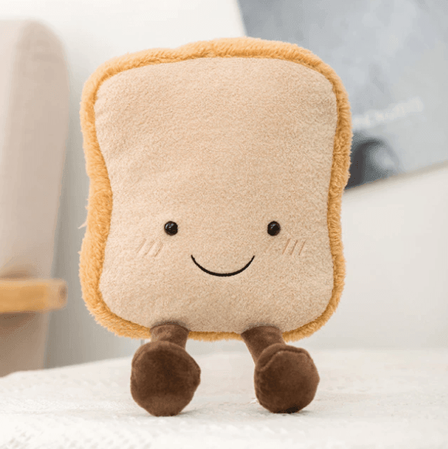 Plushie | Pretzel Croissant Toastbrood Pluche Speelgoed