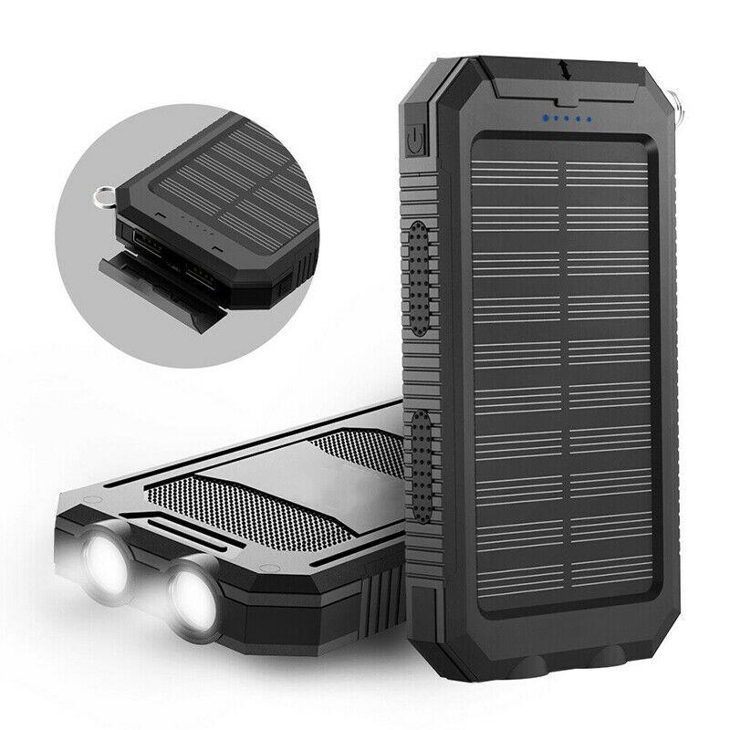 500000mAh Zonne-oplader Waterdichte Power Bank Extern