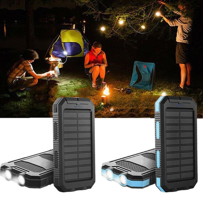 500000mAh Zonne-oplader Waterdichte Power Bank Extern
