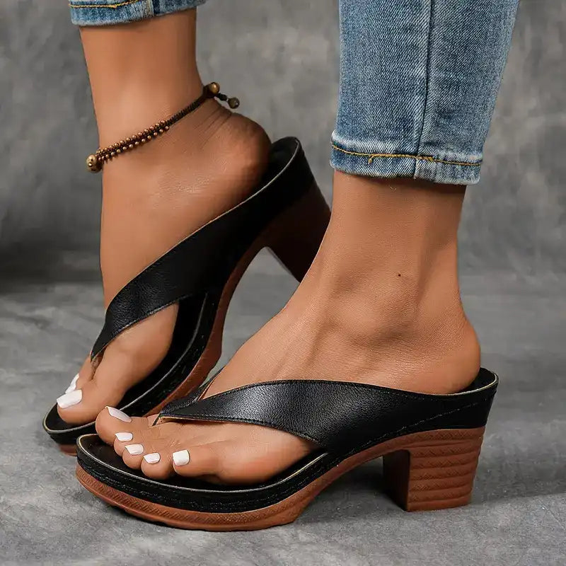 Sophia - Comfortabele en stijlvolle orthopedische sandalen met hoge hak
