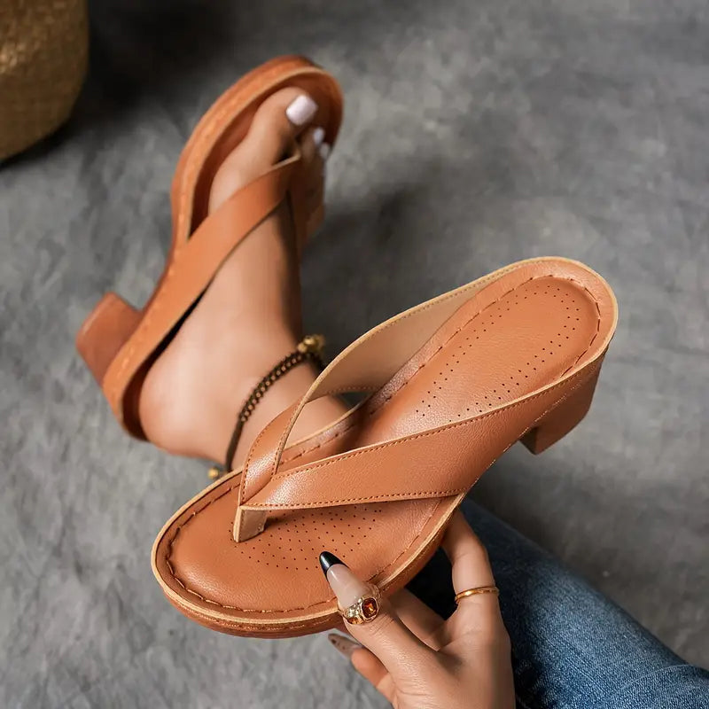 Sophia - Comfortabele en stijlvolle orthopedische sandalen met hoge hak