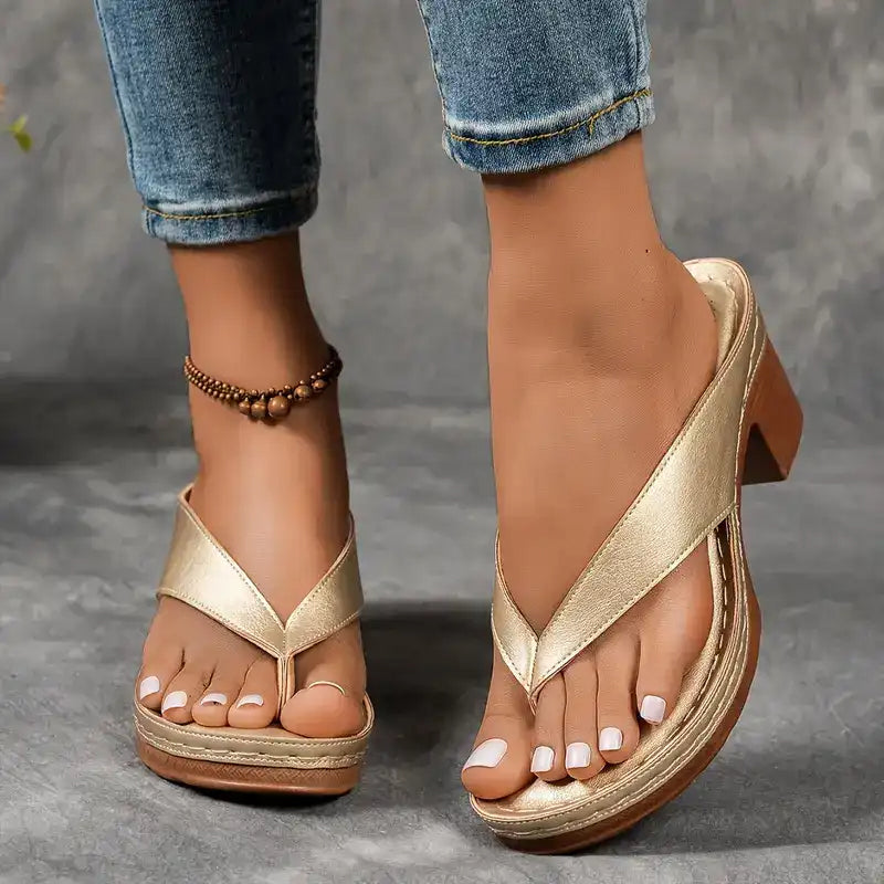 Sophia - Comfortabele en stijlvolle orthopedische sandalen met hoge hak