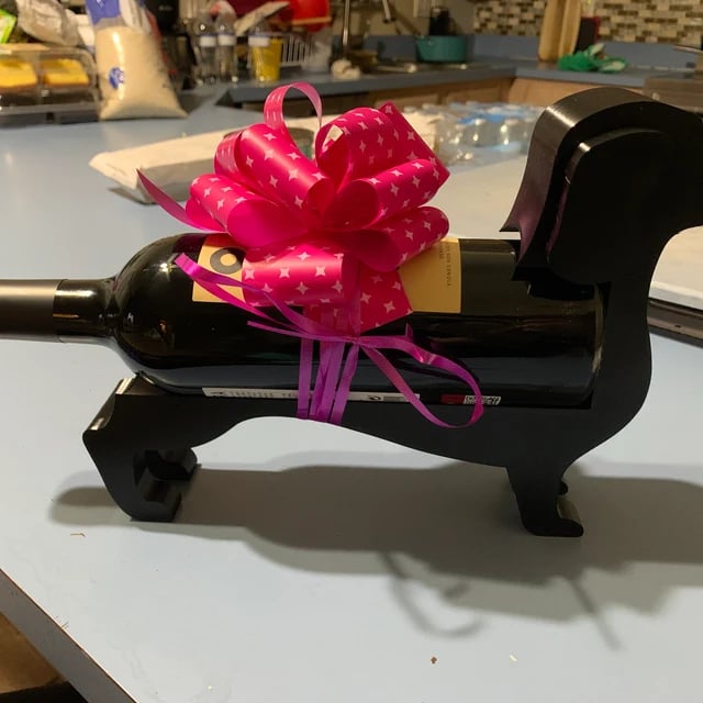 Teckel Wijnflessenhouder Decoratie