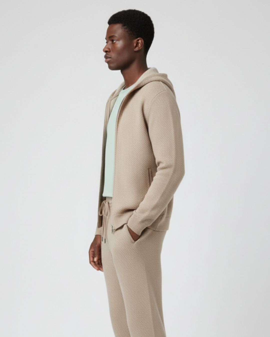 TQC - Merinowollen Full-Zip Hoodie Comfort Set