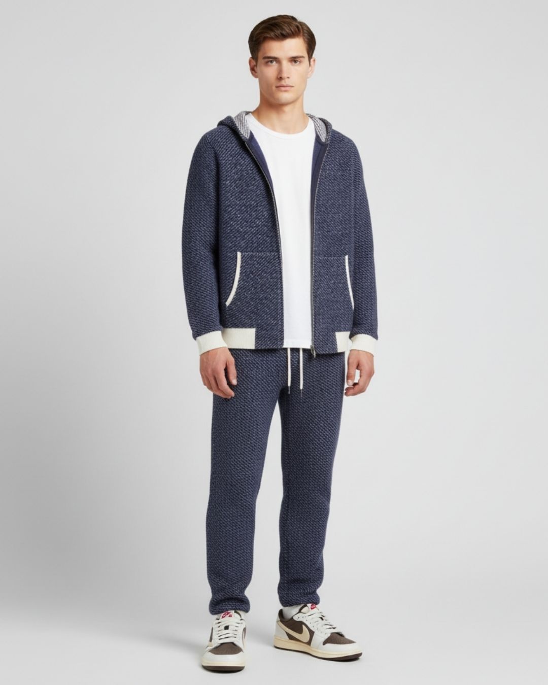 TQC - Merinowollen Full-Zip Hoodie Comfort Set