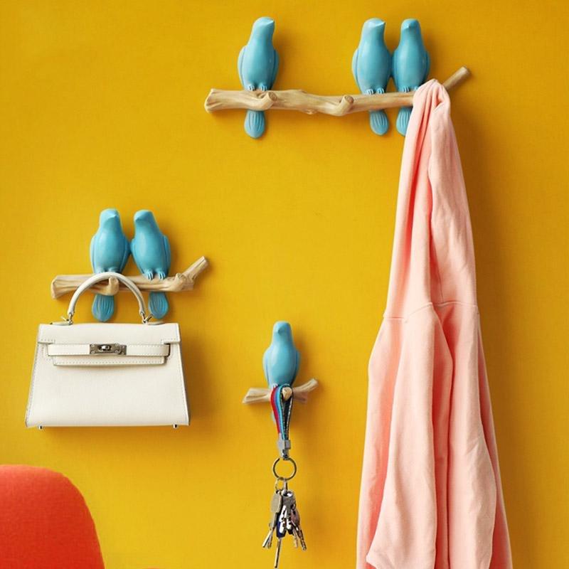 Mooie Vogels Kapstok Wand Kapstok Voor Speelse Decoratie