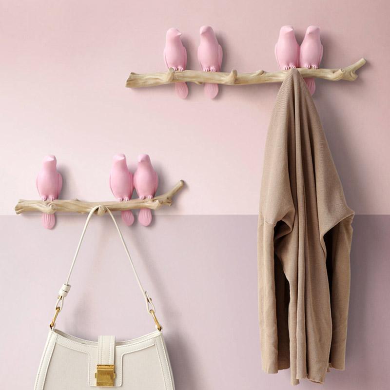Mooie Vogels Kapstok Wand Kapstok Voor Speelse Decoratie