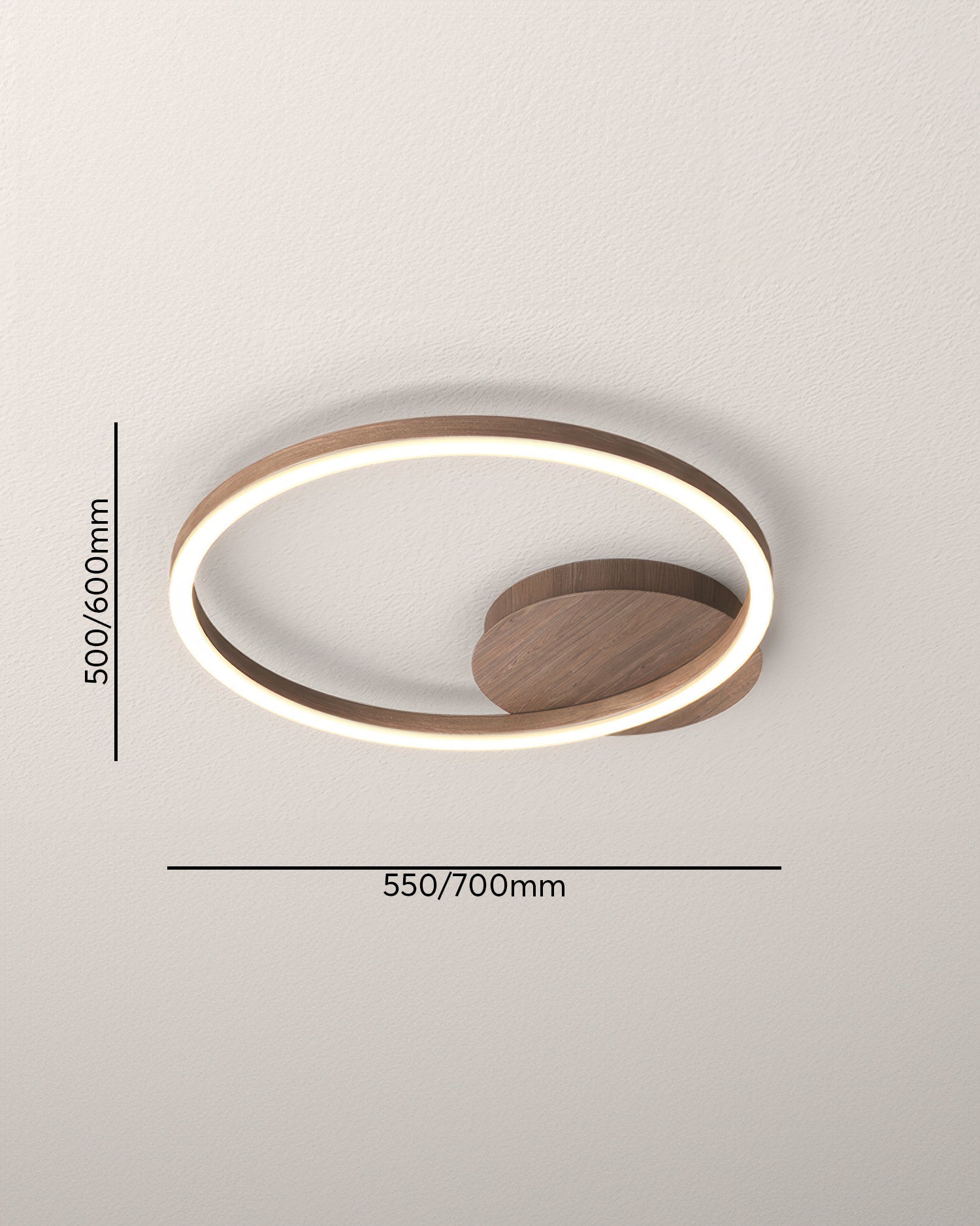 RingLuma | Energiezuinige LED plafondlamp | Elegant ringontwerp | Modern design | IJzer en acryl | AC 90-260V | Diverse afmetingen | Verfijnde sfeer voor elke kamer