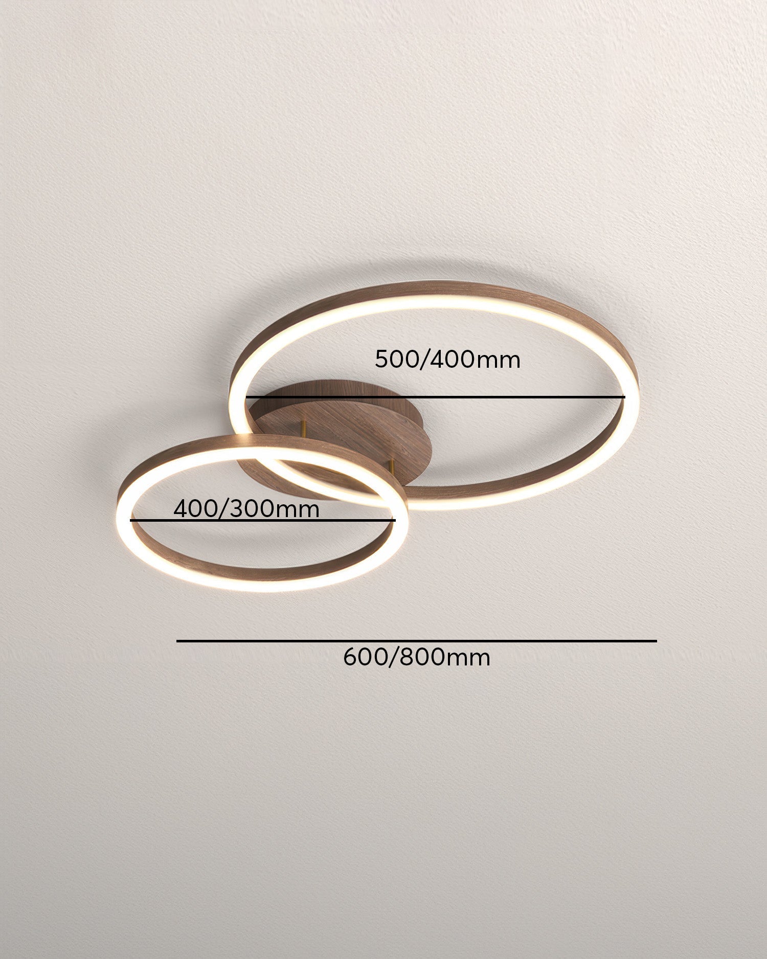RingLuma | Energiezuinige LED plafondlamp | Elegant ringontwerp | Modern design | IJzer en acryl | AC 90-260V | Diverse afmetingen | Verfijnde sfeer voor elke kamer