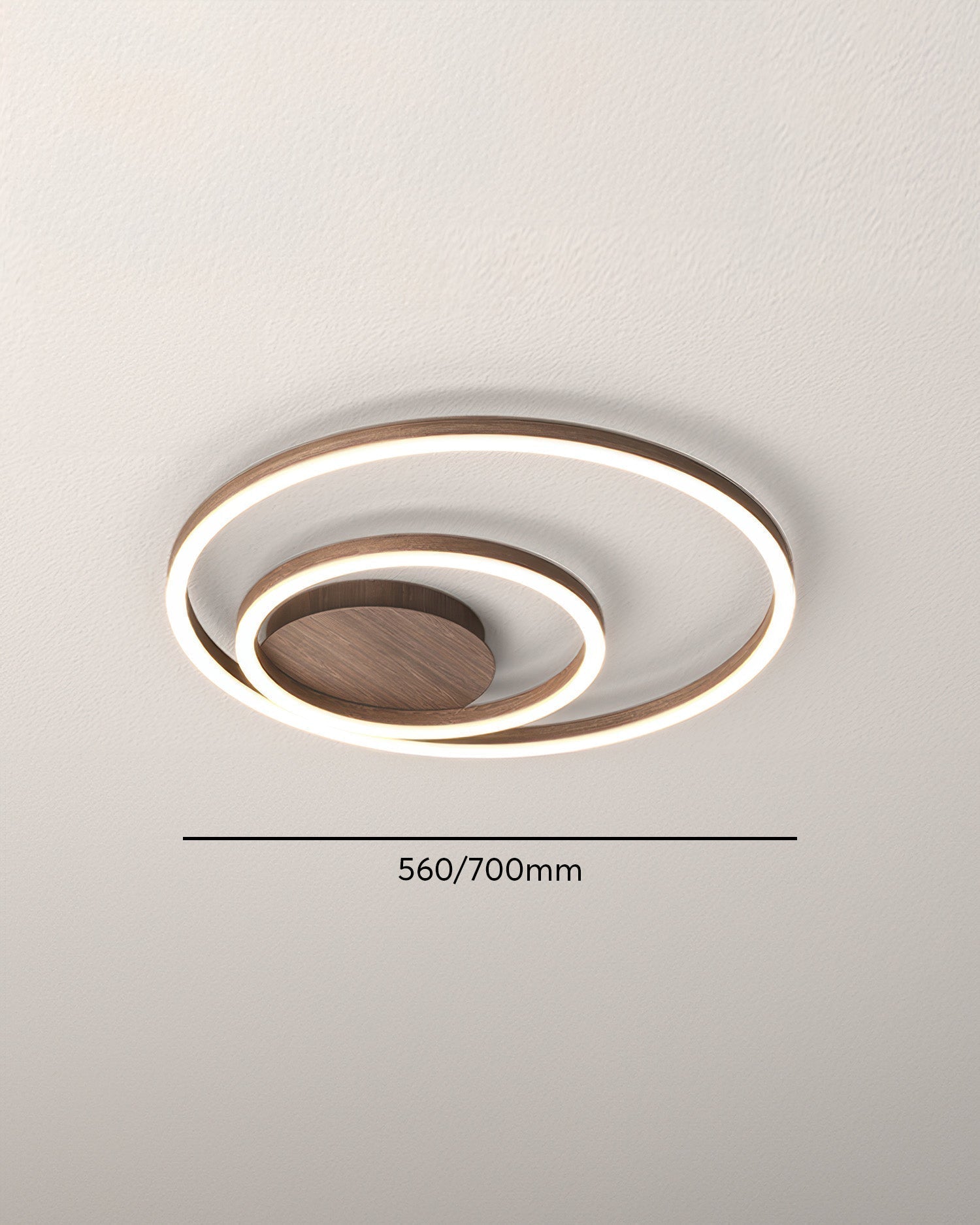 RingLuma | Energiezuinige LED plafondlamp | Elegant ringontwerp | Modern design | IJzer en acryl | AC 90-260V | Diverse afmetingen | Verfijnde sfeer voor elke kamer