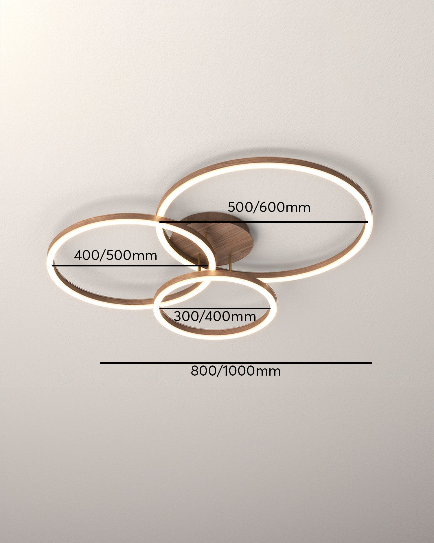 RingLuma | Energiezuinige LED plafondlamp | Elegant ringontwerp | Modern design | IJzer en acryl | AC 90-260V | Diverse afmetingen | Verfijnde sfeer voor elke kamer