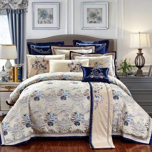 Oriëntaals Jacquard Luxe Beddengoed Set - Egyptisch Katoen | Gedetailleerd Jacquard-design - Elegant en comfortabel