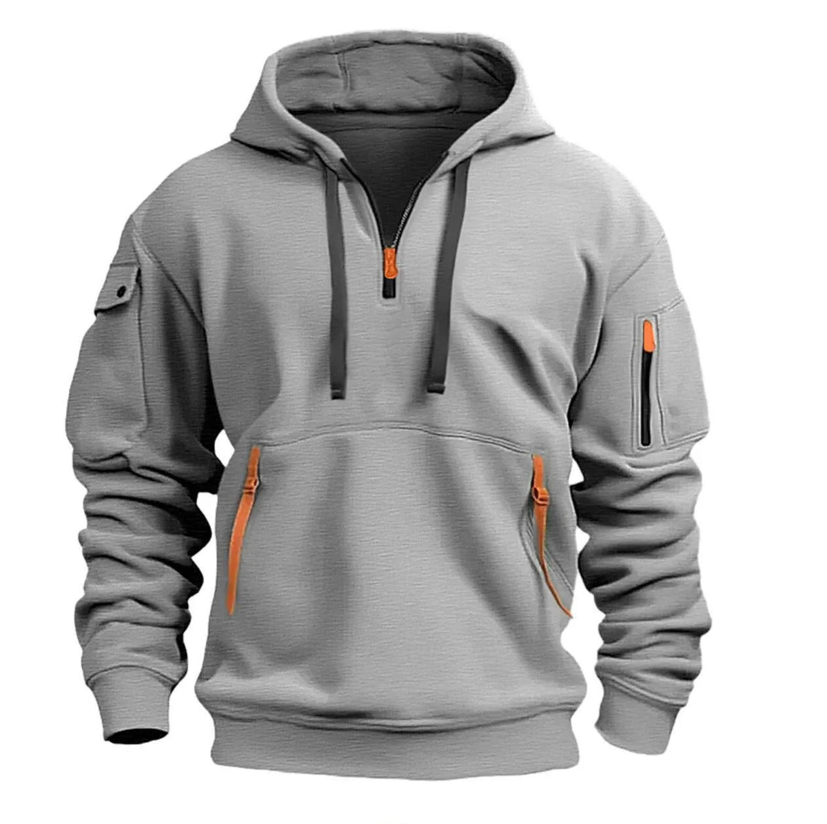 Northbay Heren Fleece Hoodie met Rits en Meerdere Zakken - Warm Fleecevest met Verstelbare Capuchon - In 4 Kleuren, Maat S tot 3XL